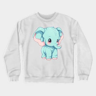 Simple drawn elephant Crewneck Sweatshirt